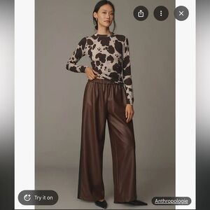 Anthropologie leather pants